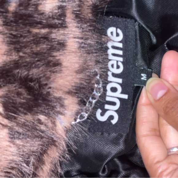 2022 Supreme Faux Fur Hooded Coat 'Brown' - Picture 8 of 10